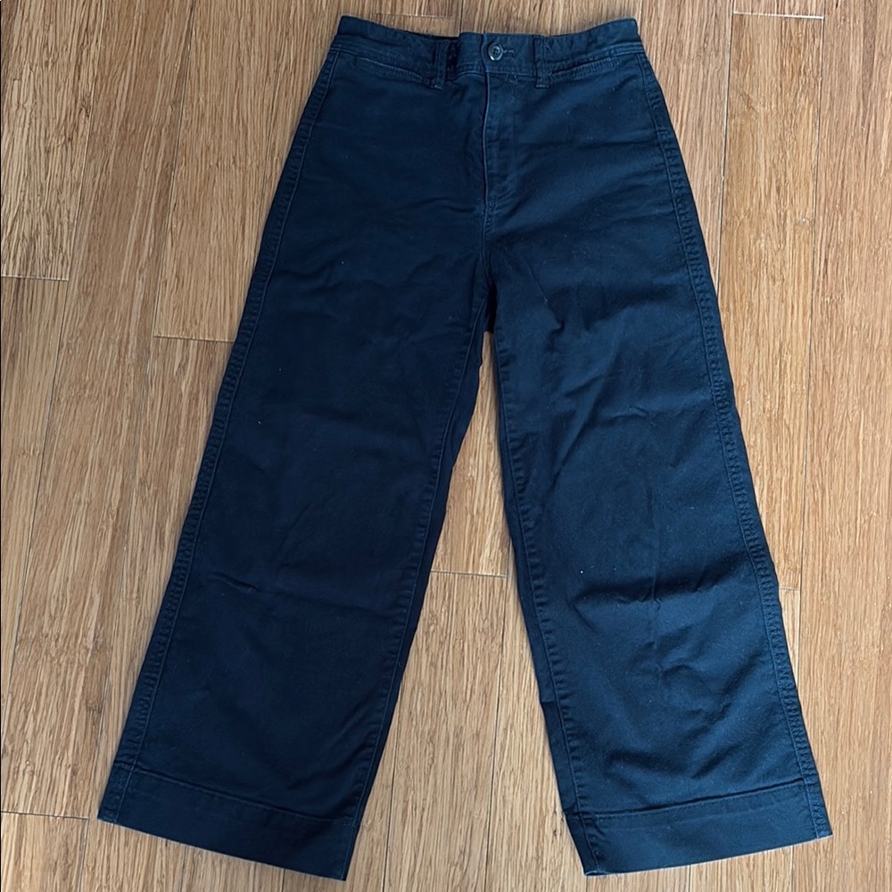 Wide leg crop pants